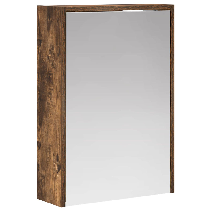 Badkamer spiegelkast met plank Gerookt eiken 43 x 16 x 62.5 cm