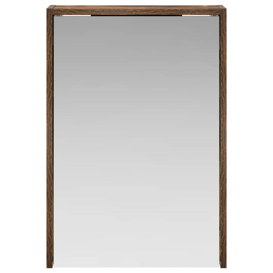 Badkamer spiegelkast met plank Gerookt eiken 43 x 16 x 62.5 cm
