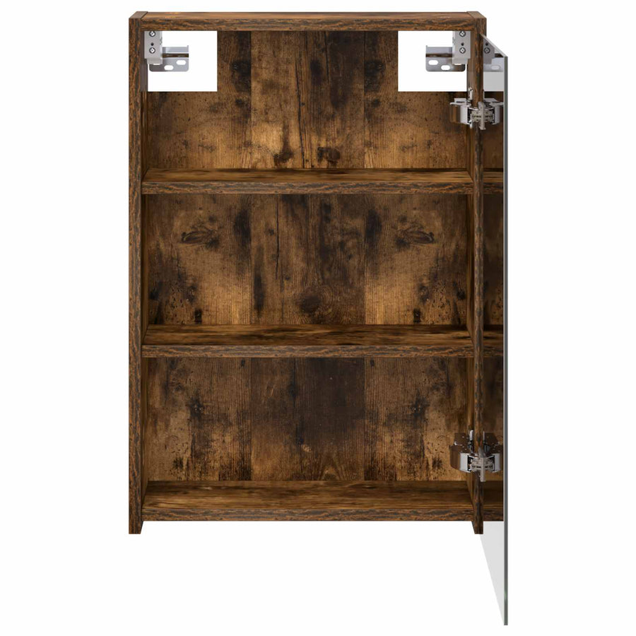Badkamer spiegelkast met plank Gerookt eiken 43 x 16 x 62.5 cm