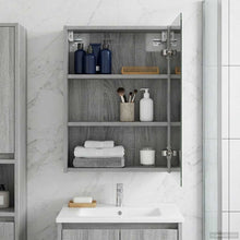 Badkamer spiegelkast met plank Grijs Sonoma 43 x 16 x 62.5 cm