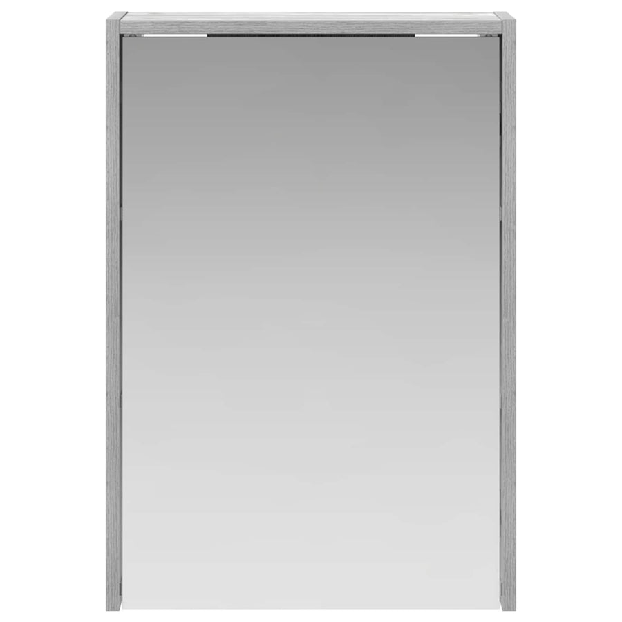 Badkamer spiegelkast met plank Grijs Sonoma 43 x 16 x 62.5 cm