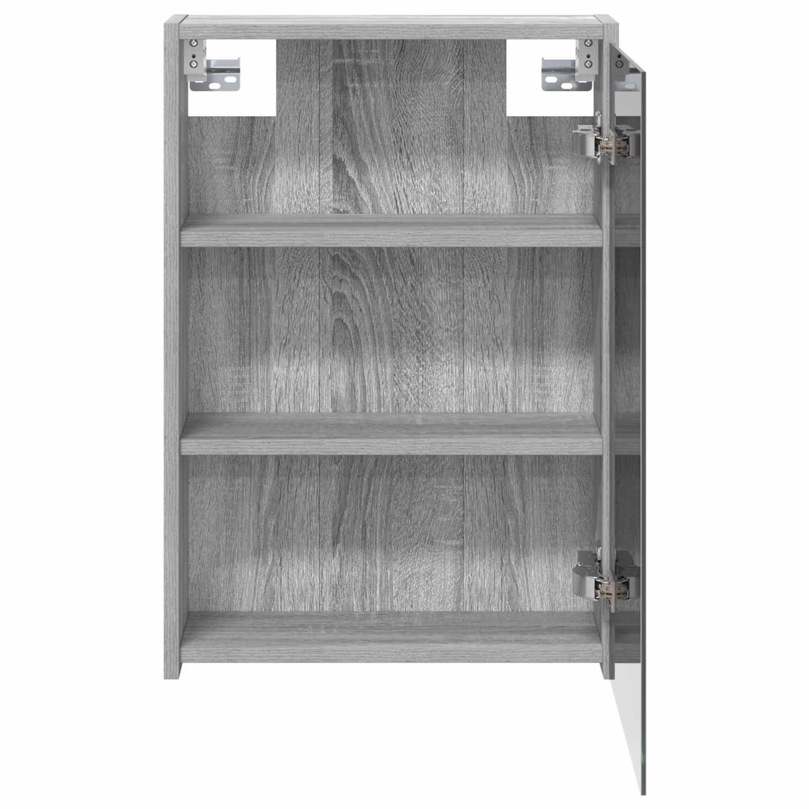 Badkamer spiegelkast met plank Grijs Sonoma 43 x 16 x 62.5 cm