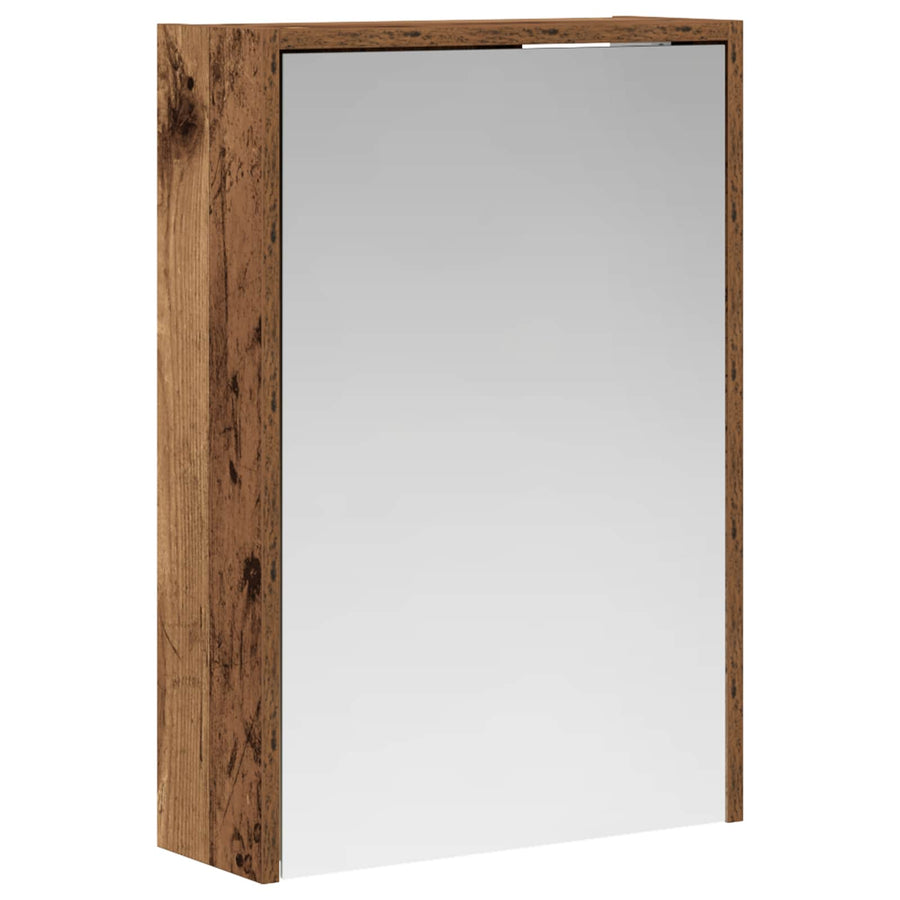 Badkamer spiegelkast Oudhout 43 x 16 x 62.5 cm Bewerkt hout