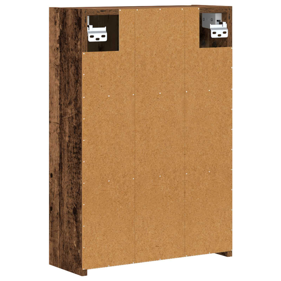 Badkamer spiegelkast Oudhout 43 x 16 x 62.5 cm Bewerkt hout