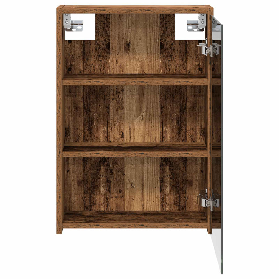 Badkamer spiegelkast Oudhout 43 x 16 x 62.5 cm Bewerkt hout