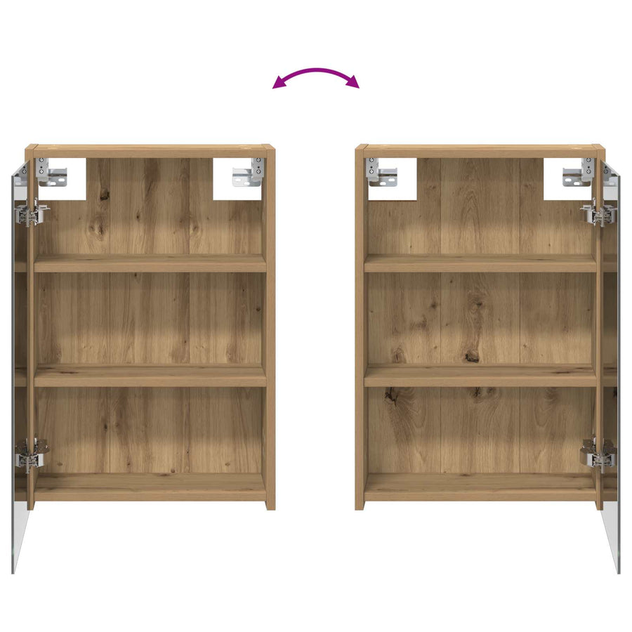 Badkamer spiegelkast Ambachtelijk eiken 43 x 16 x 62.5 cm