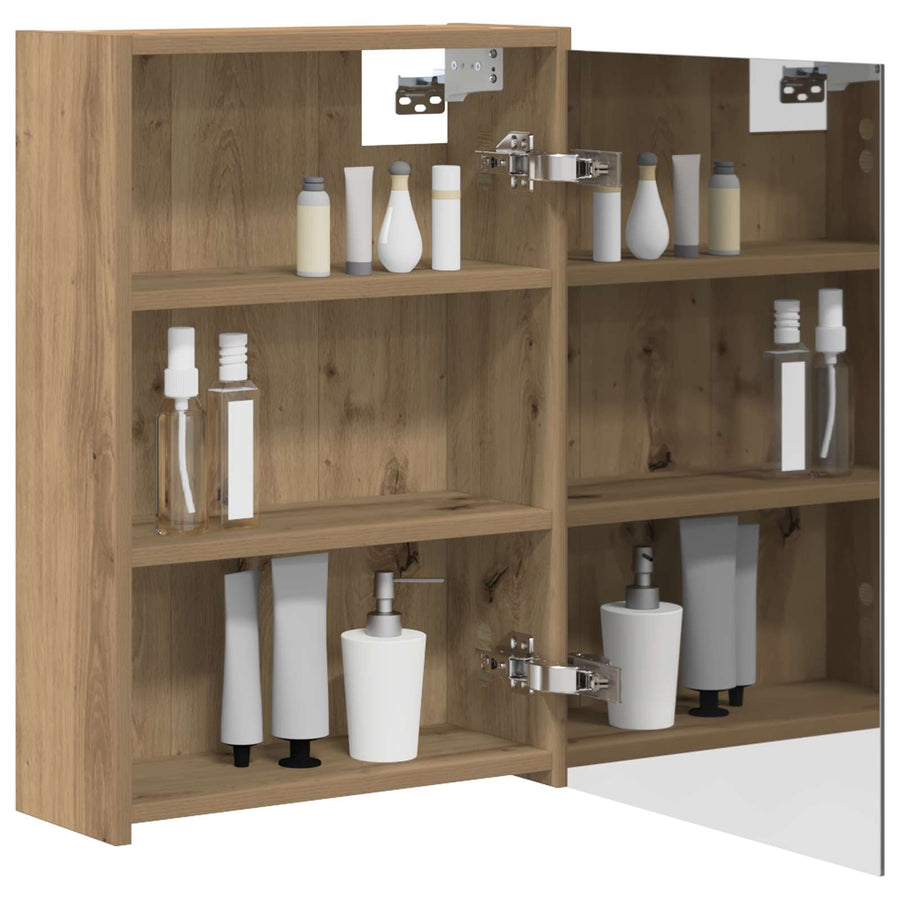 Badkamer spiegelkast Ambachtelijk eiken 43 x 16 x 62.5 cm
