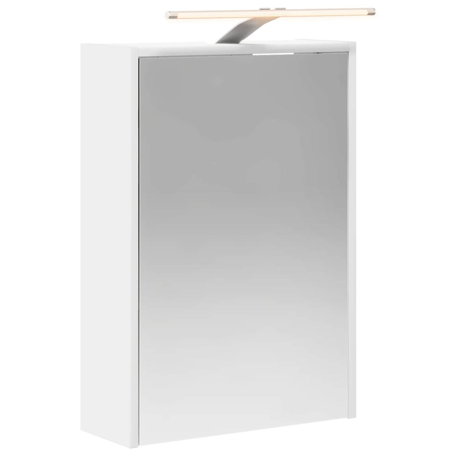 Badkamer spiegelkast Wit 43 x 16 x 62.5 cm Bewerkt hout