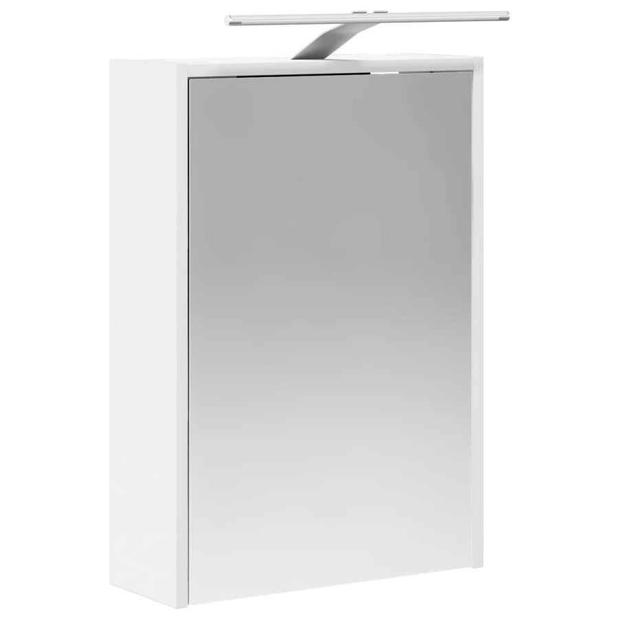 Badkamer spiegelkast Wit 43 x 16 x 62.5 cm Bewerkt hout