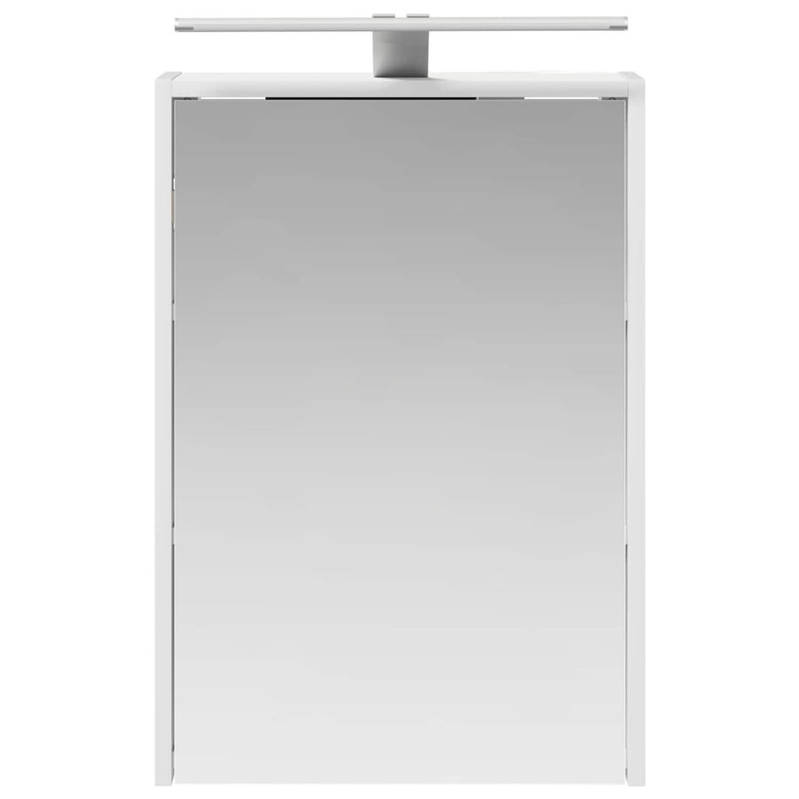 Badkamer spiegelkast Wit 43 x 16 x 62.5 cm Bewerkt hout