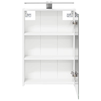Badkamer spiegelkast Wit 43 x 16 x 62.5 cm Bewerkt hout