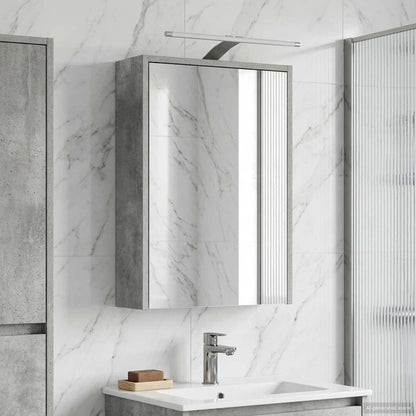 Badkamer spiegelkast Beton Grijs 43 x 16 x 62.5 cm Bewerkt hout