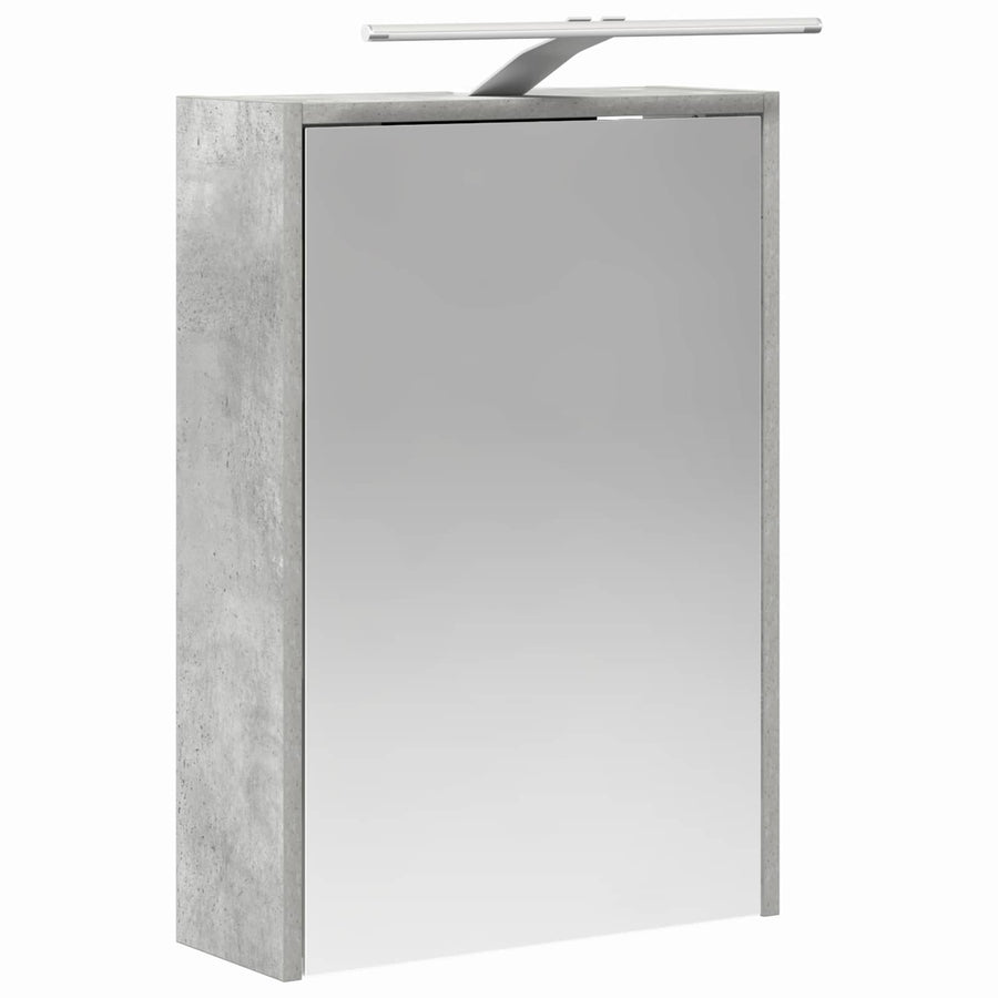 Badkamer spiegelkast Beton Grijs 43 x 16 x 62.5 cm Bewerkt hout