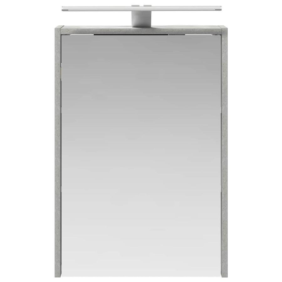 Badkamer spiegelkast Beton Grijs 43 x 16 x 62.5 cm Bewerkt hout