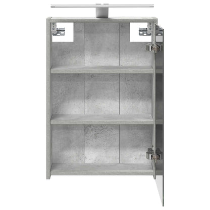 Badkamer spiegelkast Beton Grijs 43 x 16 x 62.5 cm Bewerkt hout