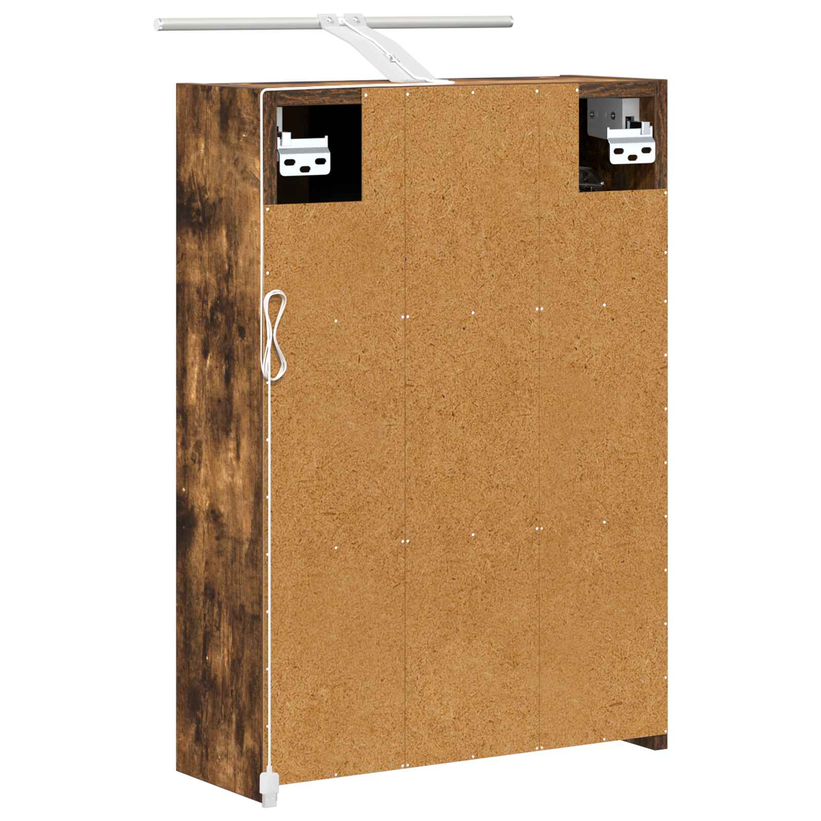 Badkamer spiegelkast met plank Gerookt eiken 43 x 16 x 62.5 cm
