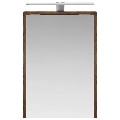 Badkamer spiegelkast met plank Gerookt eiken 43 x 16 x 62.5 cm