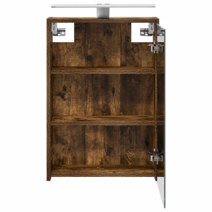 Badkamer spiegelkast met plank Gerookt eiken 43 x 16 x 62.5 cm