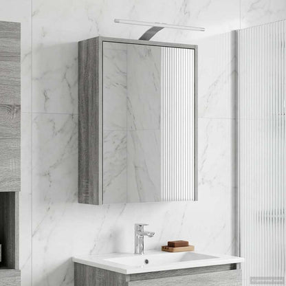 Badkamer spiegelkast met plank Grijs Sonoma 43 x 16 x 62.5 cm