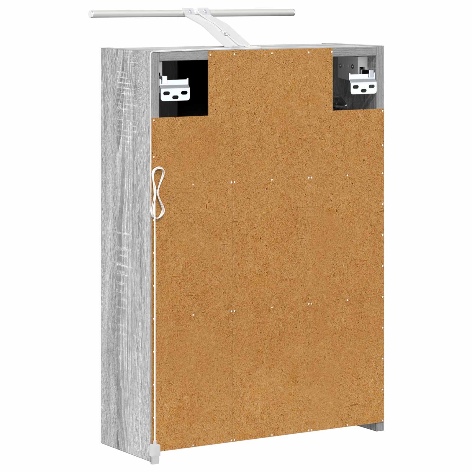Badkamer spiegelkast met plank Grijs Sonoma 43 x 16 x 62.5 cm