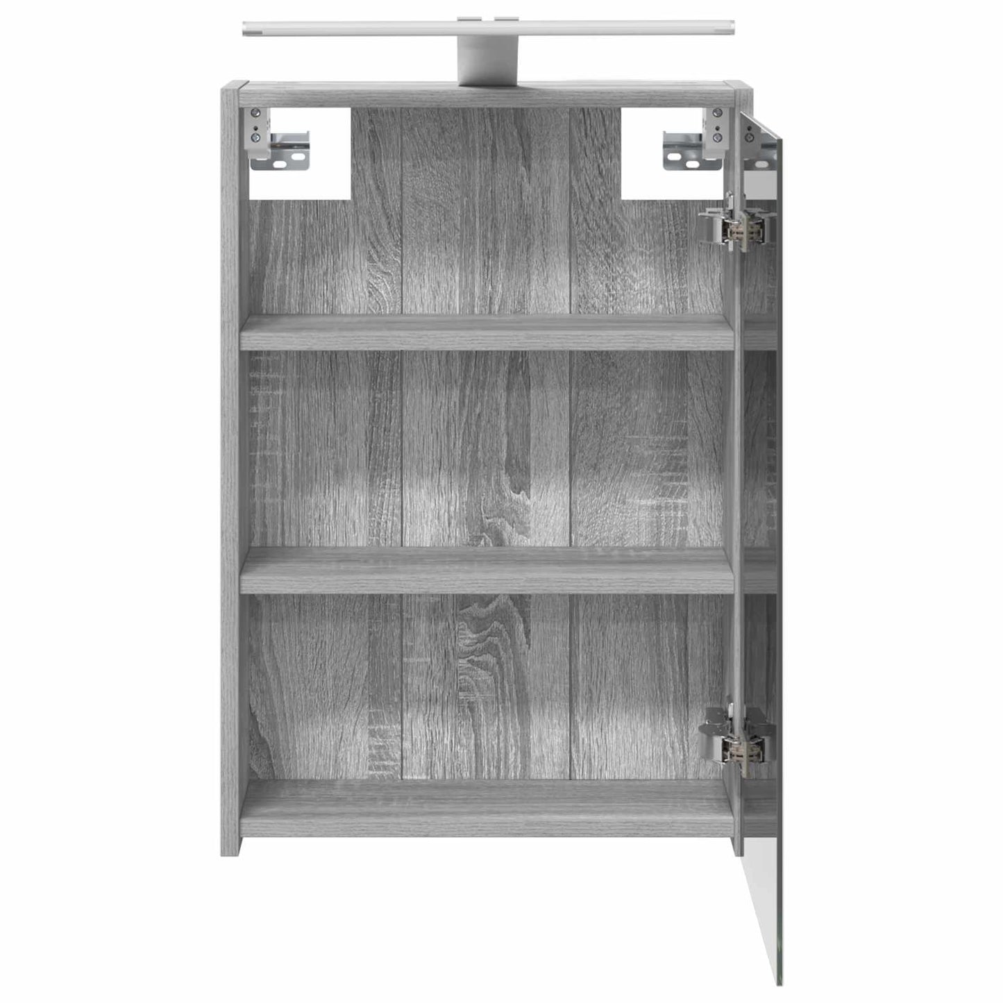 Badkamer spiegelkast met plank Grijs Sonoma 43 x 16 x 62.5 cm