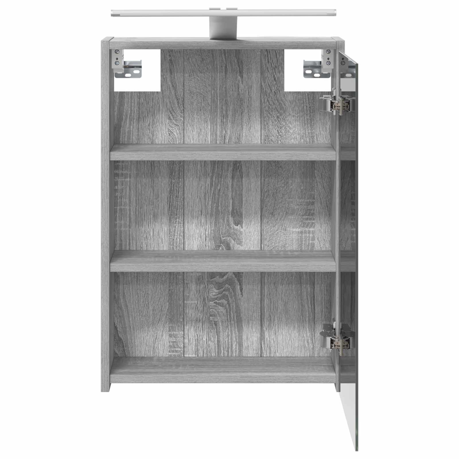 Badkamer spiegelkast met plank Grijs Sonoma 43 x 16 x 62.5 cm