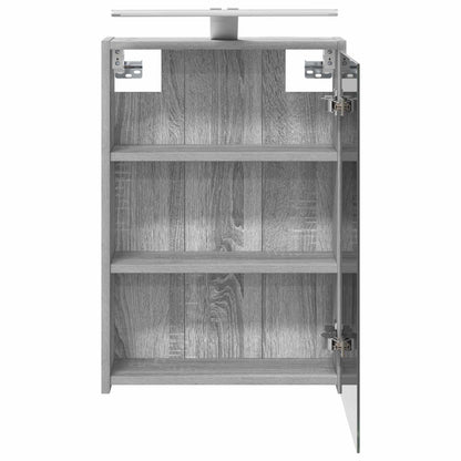 Badkamer spiegelkast met plank Grijs Sonoma 43 x 16 x 62.5 cm