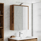Badkamer spiegelkast oudhout 43x16x62.5 cm