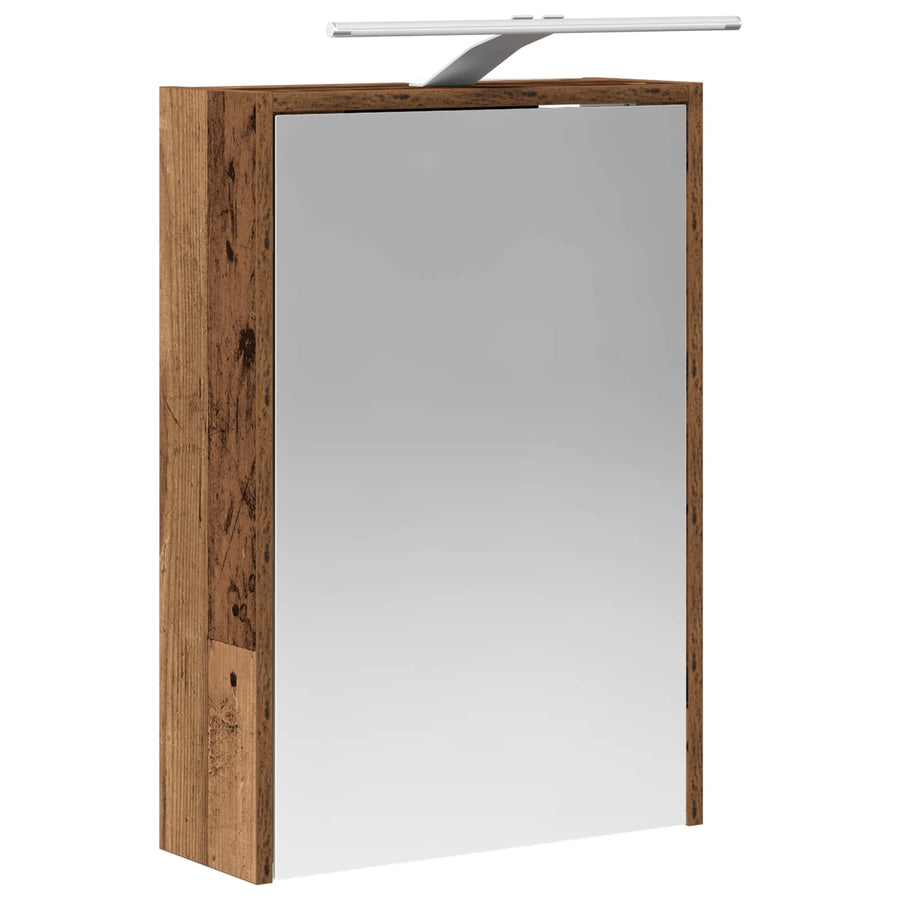 Badkamer spiegelkast Oudhout 43 x 16 x 62.5 cm Bewerkt hout