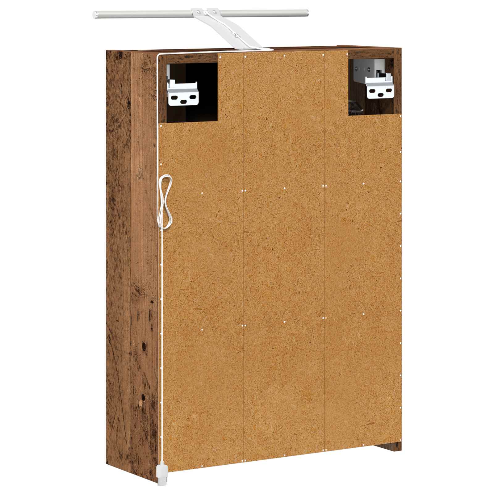 Badkamer spiegelkast Oudhout 43 x 16 x 62.5 cm Bewerkt hout