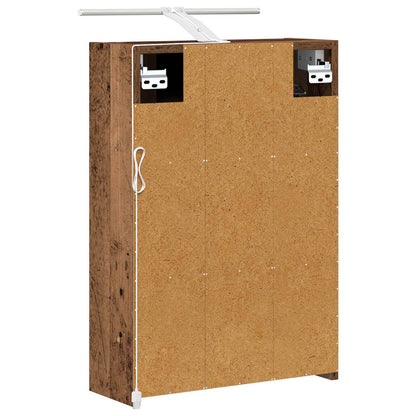 Badkamer spiegelkast Oudhout 43 x 16 x 62.5 cm Bewerkt hout