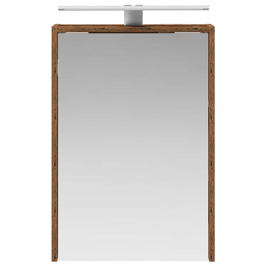 Badkamer spiegelkast Oudhout 43 x 16 x 62.5 cm Bewerkt hout