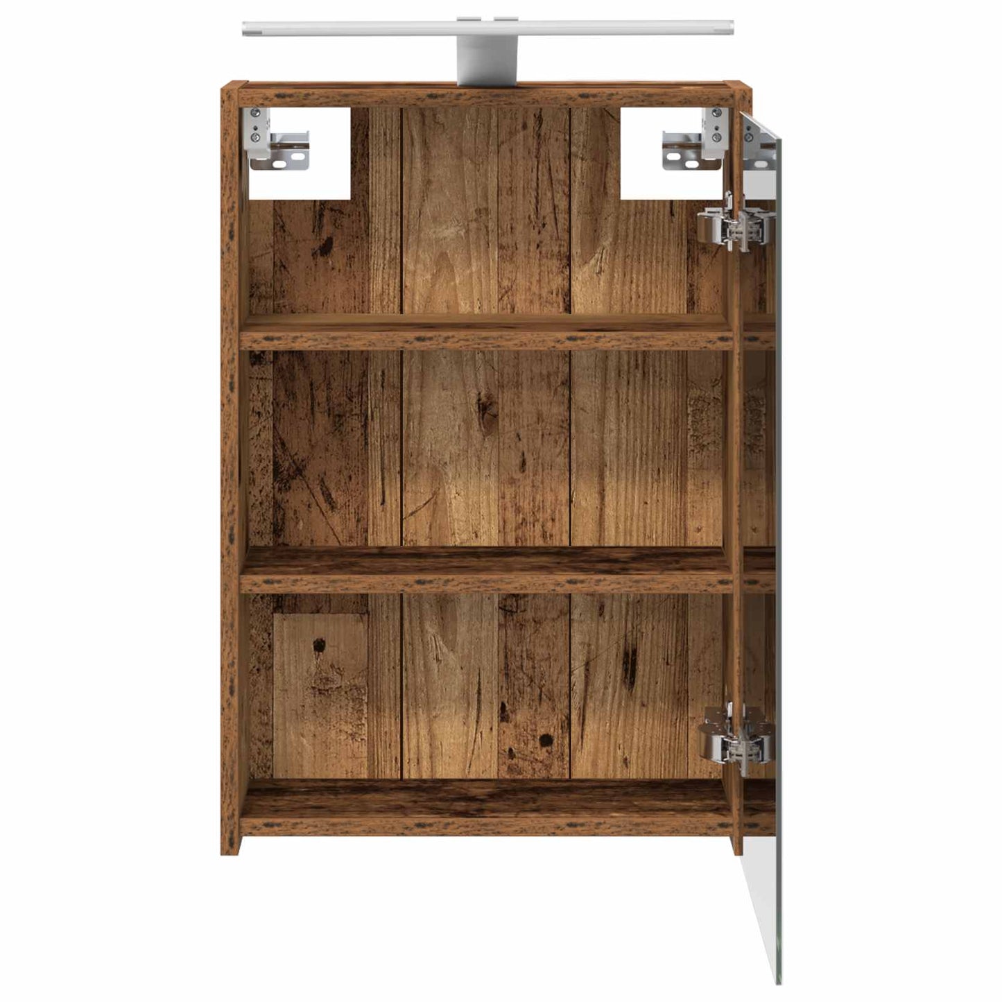 Badkamer spiegelkast Oudhout 43 x 16 x 62.5 cm Bewerkt hout