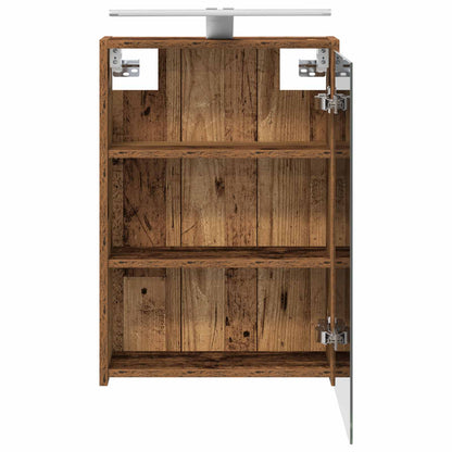 Badkamer spiegelkast Oudhout 43 x 16 x 62.5 cm Bewerkt hout
