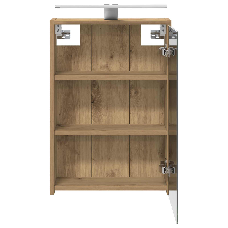 Badkamer spiegelkast Ambachtelijk eiken 43 x 16 x 62.5 cm
