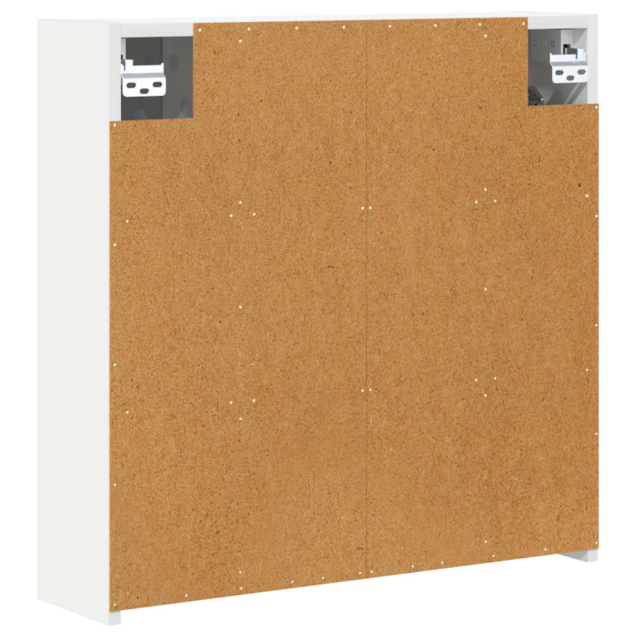 Badkamer spiegelkast voor Wit 63,5 x 16 x 62,5 cm Bewerkt hout