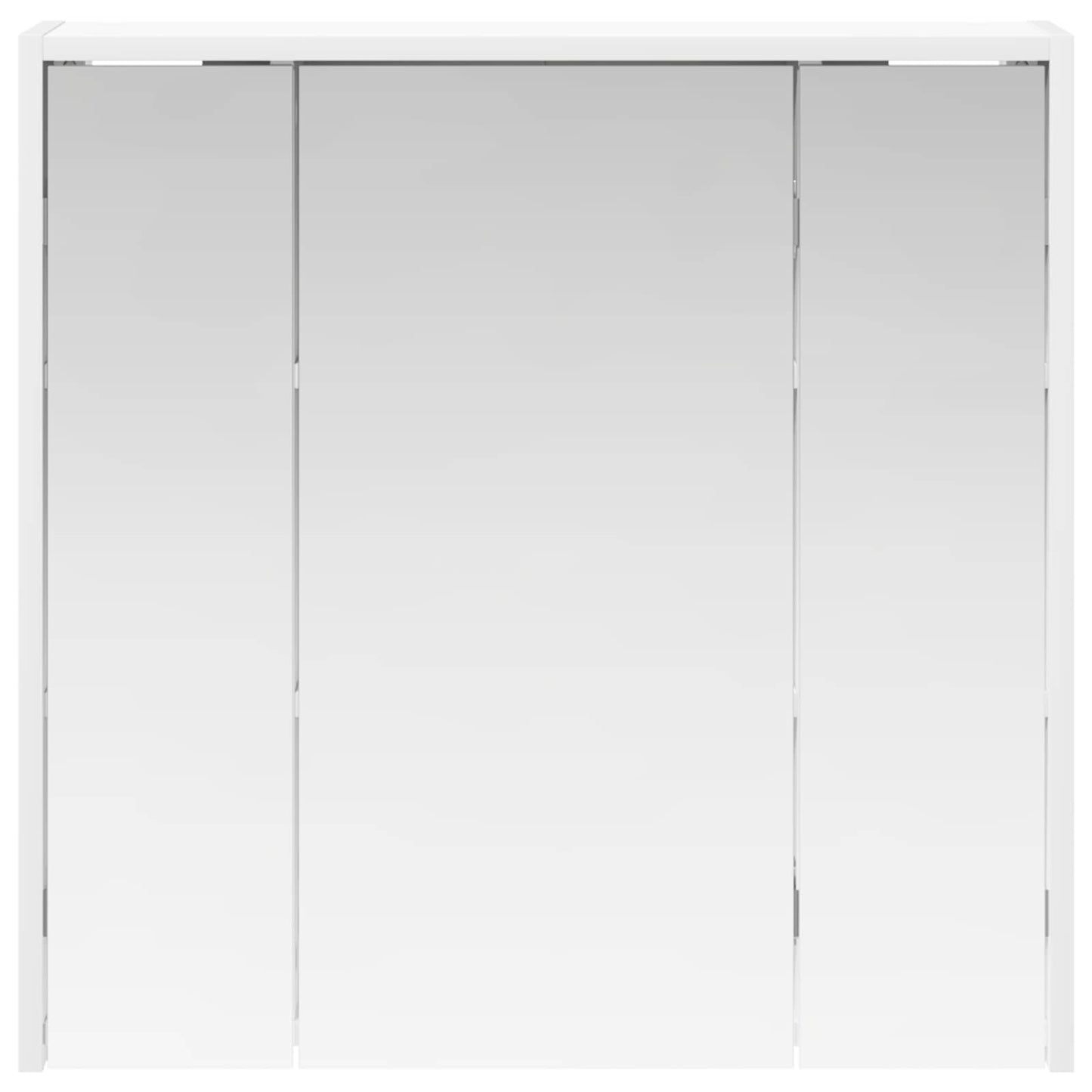 Badkamer spiegelkast voor Wit 63,5 x 16 x 62,5 cm Bewerkt hout