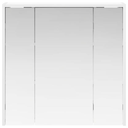 Badkamer spiegelkast voor Wit 63,5 x 16 x 62,5 cm Bewerkt hout