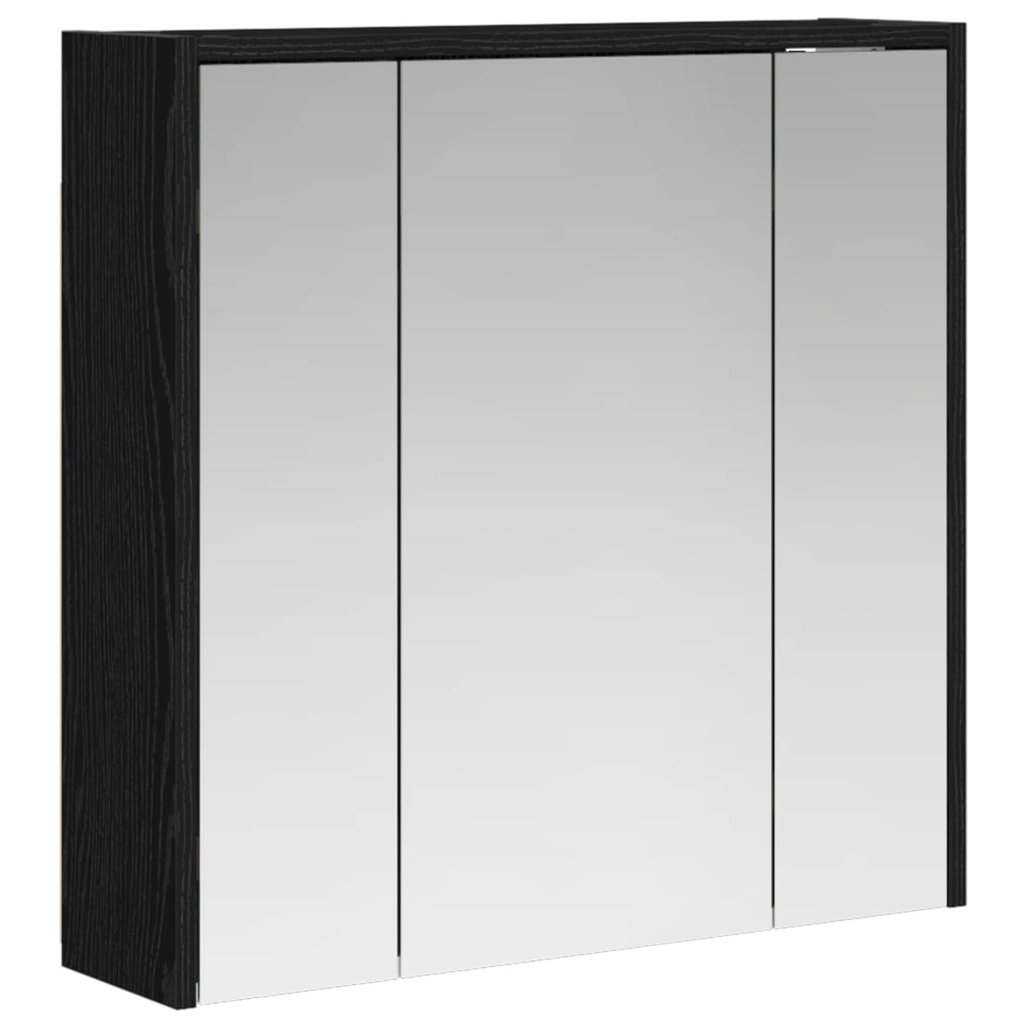 Badkamer spiegelkast Zwart Eiken 63,5 x 16 x 62,5 cm