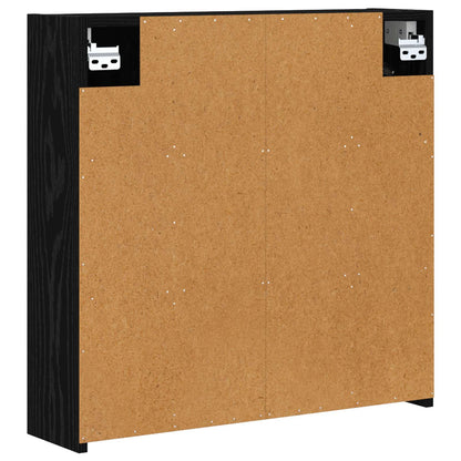 Badkamer spiegelkast Zwart Eiken 63,5 x 16 x 62,5 cm