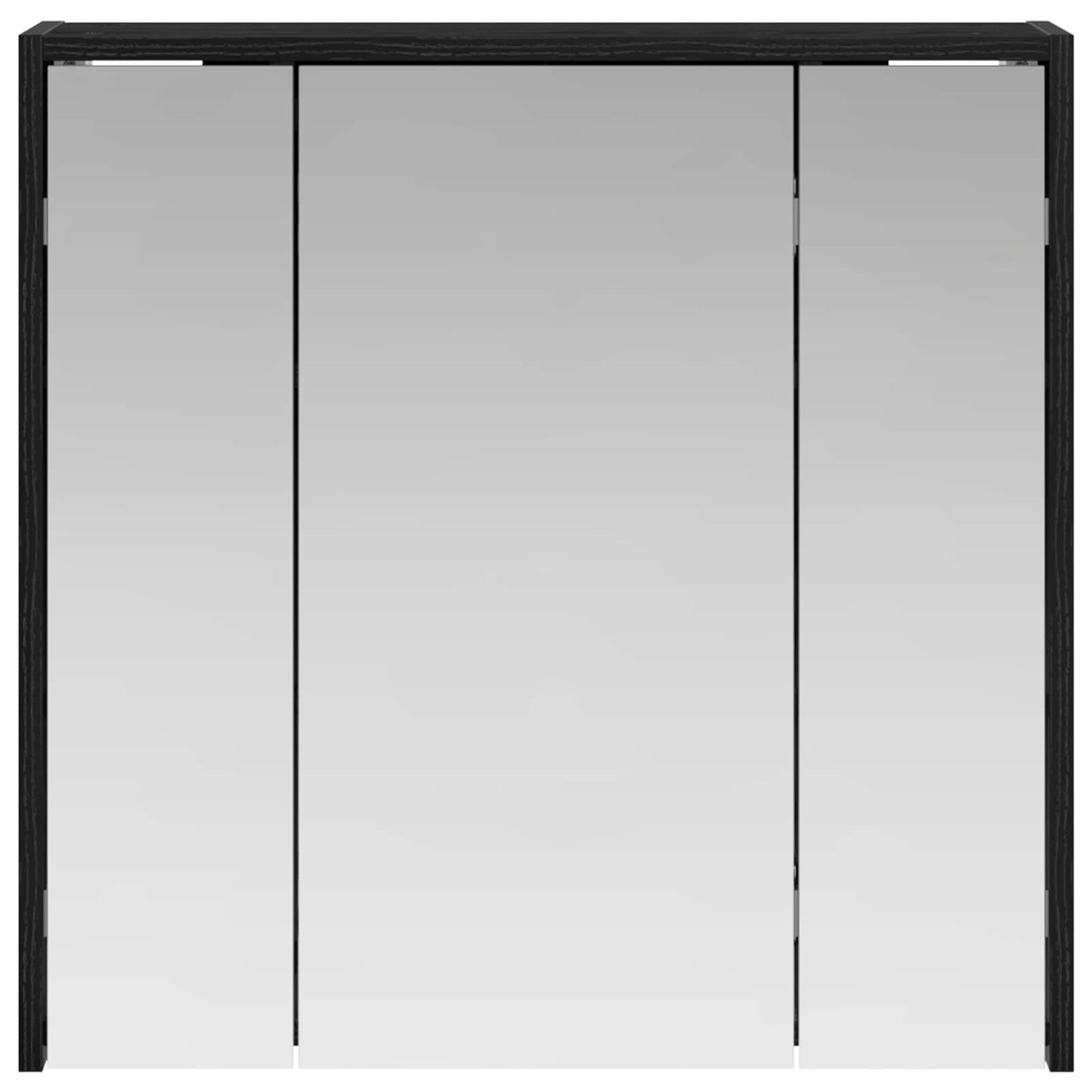 Badkamer spiegelkast Zwart Eiken 63,5 x 16 x 62,5 cm