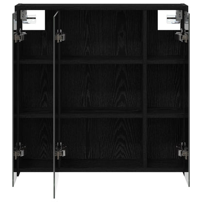 Badkamer spiegelkast Zwart Eiken 63,5 x 16 x 62,5 cm