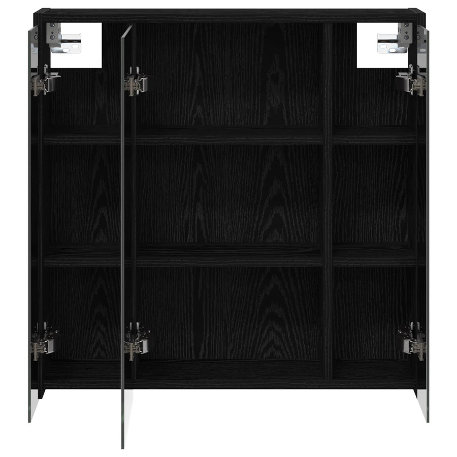 Badkamer spiegelkast Zwart Eiken 63,5 x 16 x 62,5 cm