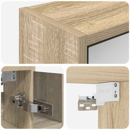 Badkamer spiegelkast Sonoma Eiken 63,5 x 16 x 62,5 cm