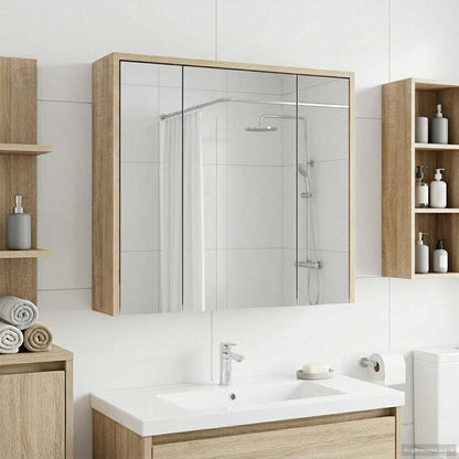 Badkamer spiegelkast Sonoma Eiken 63,5 x 16 x 62,5 cm