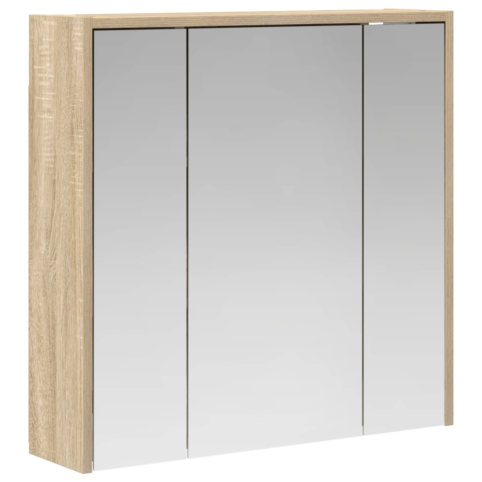 Badkamer spiegelkast Sonoma Eiken 63,5 x 16 x 62,5 cm