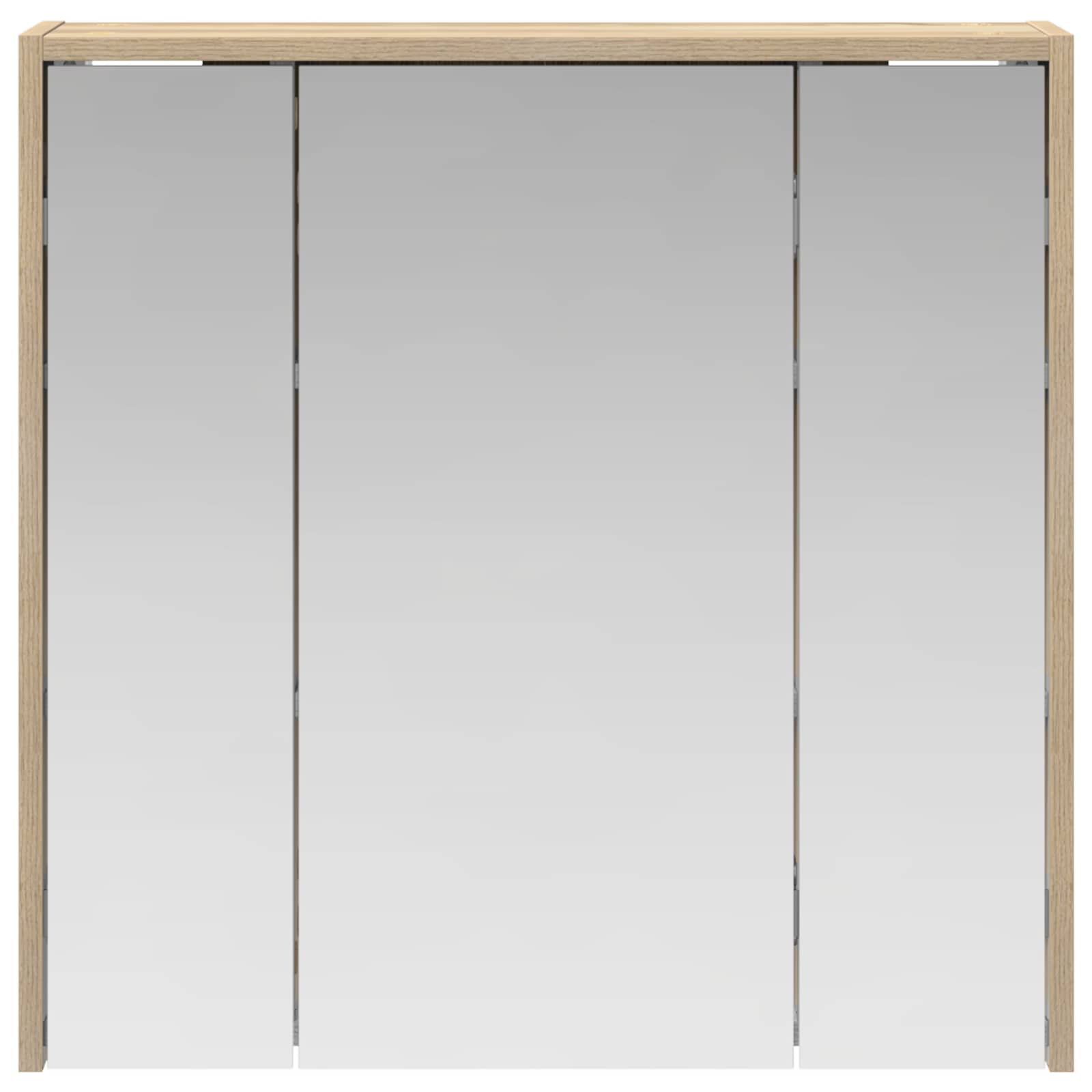 Badkamer spiegelkast Sonoma Eiken 63,5 x 16 x 62,5 cm