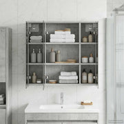 Badkamer spiegelkast beton grijs 63,5x16x62,5 cm