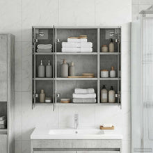 Badkamer spiegelkast Beton Grijs 63,5 x 16 x 62,5 cm