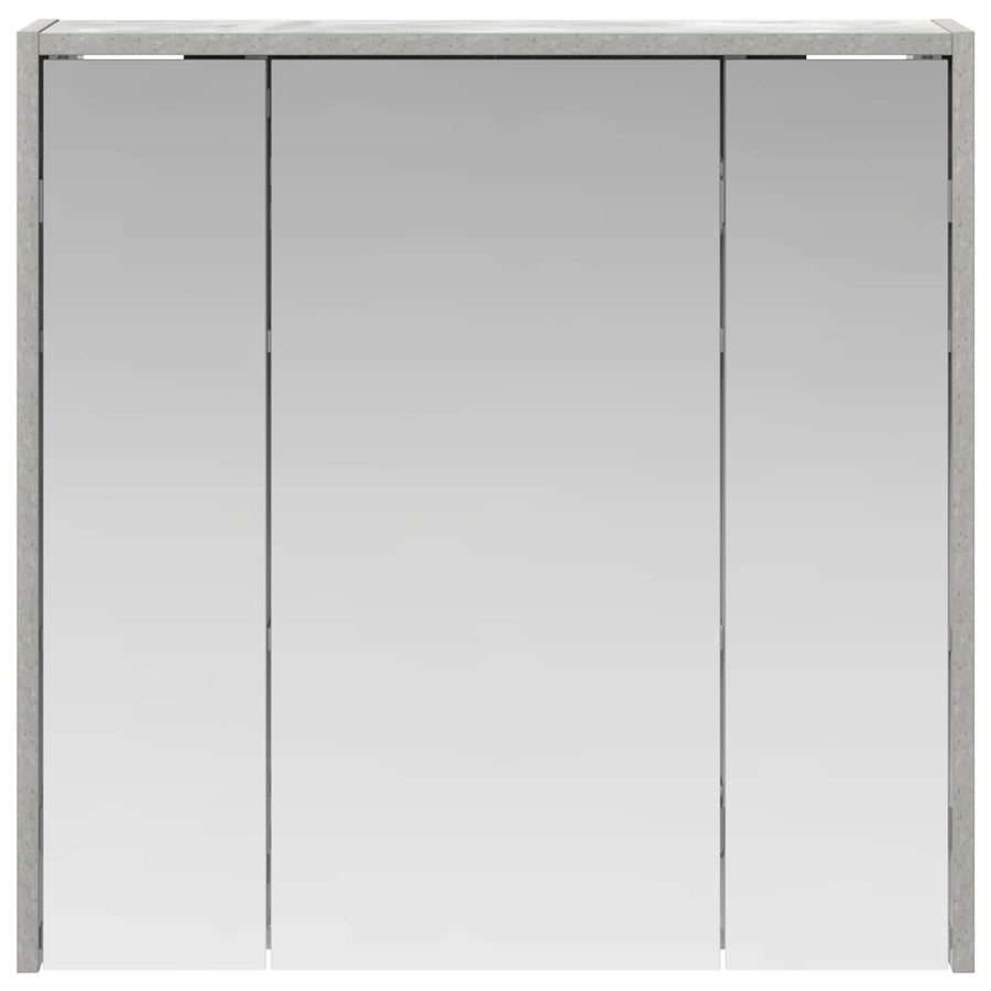 Badkamer spiegelkast Beton Grijs 63,5 x 16 x 62,5 cm